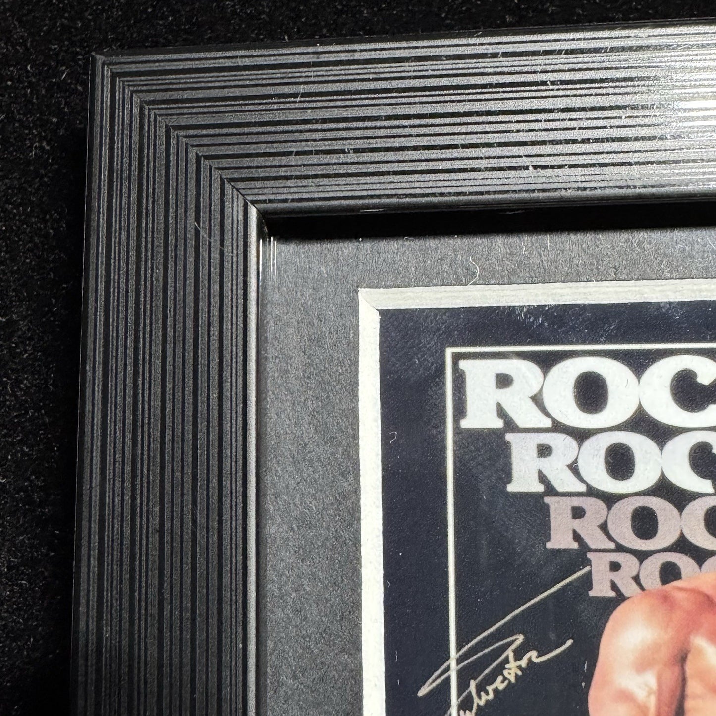 Rocky III Genuine Film Cell Framed - Sylvester Stallone Glass Fronted - Rocky 3