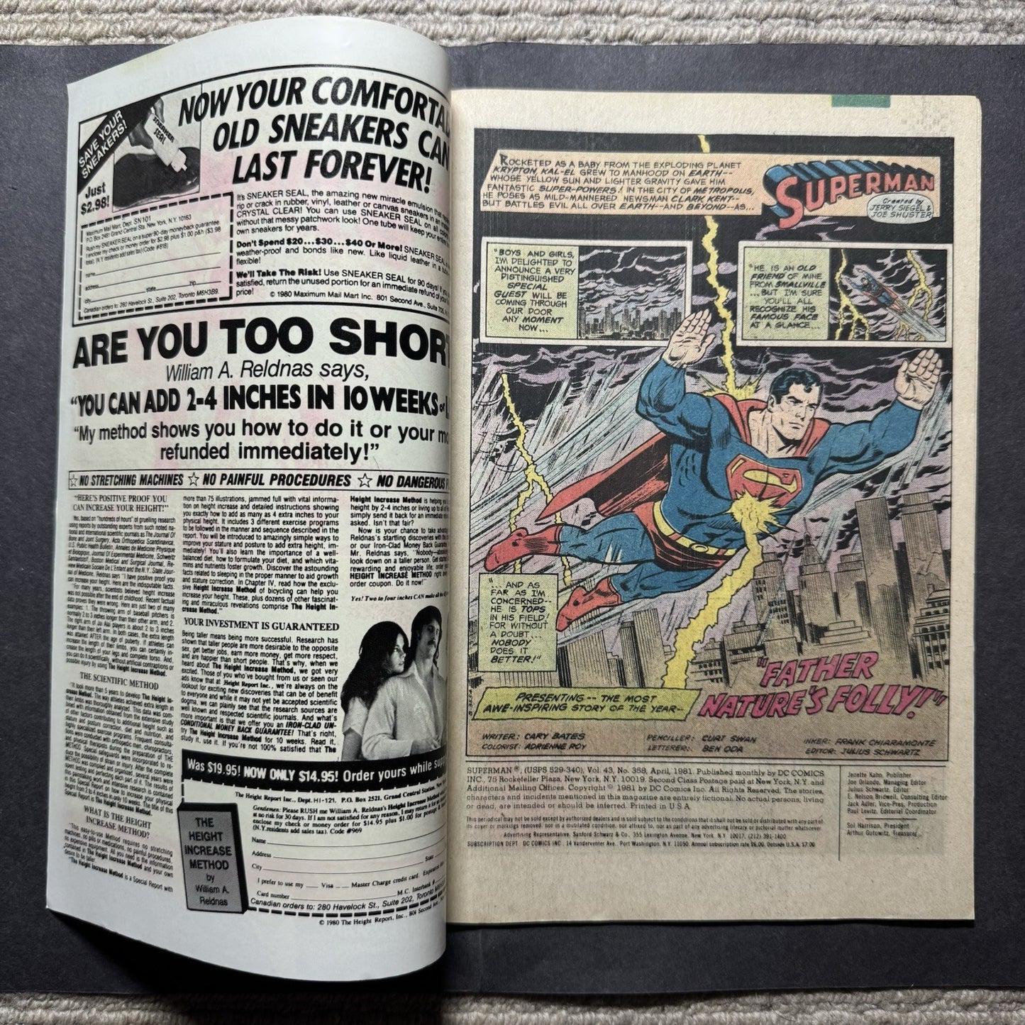 Superman 358 - Bronze Age Dc Comics 1981