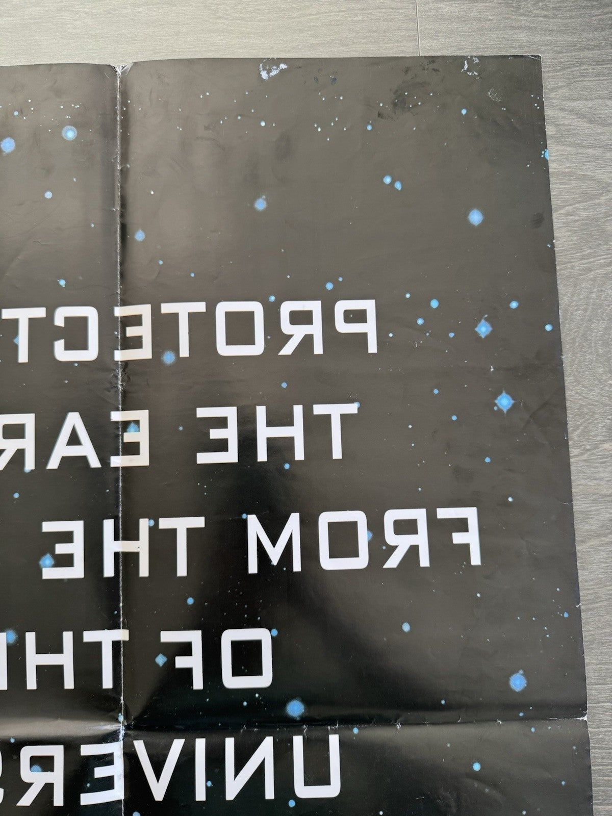 Men in Black 1997 - Original UK Quad Poster – Folded – Vintage Double Sided