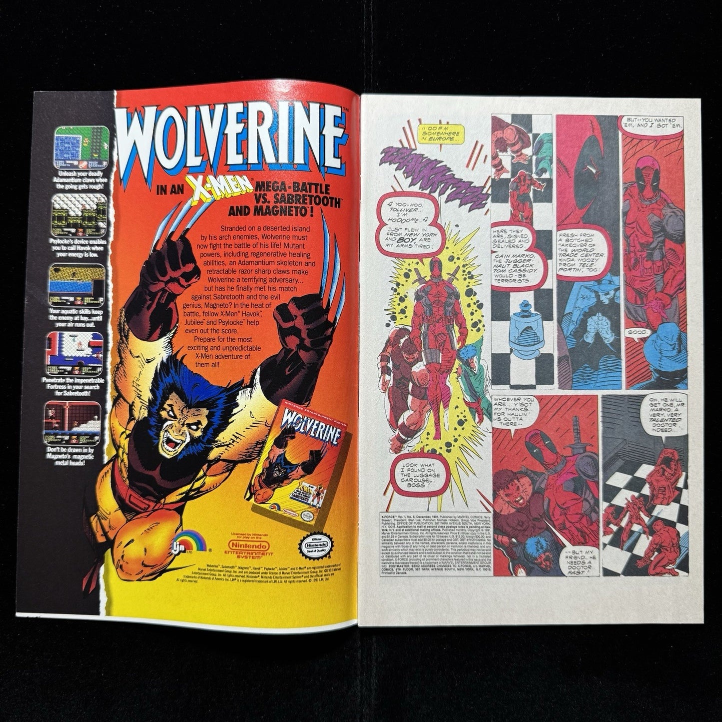 X-Force 5 - 1st App Of Tyler Dayspring - Copper Age Marvel Comics 1991