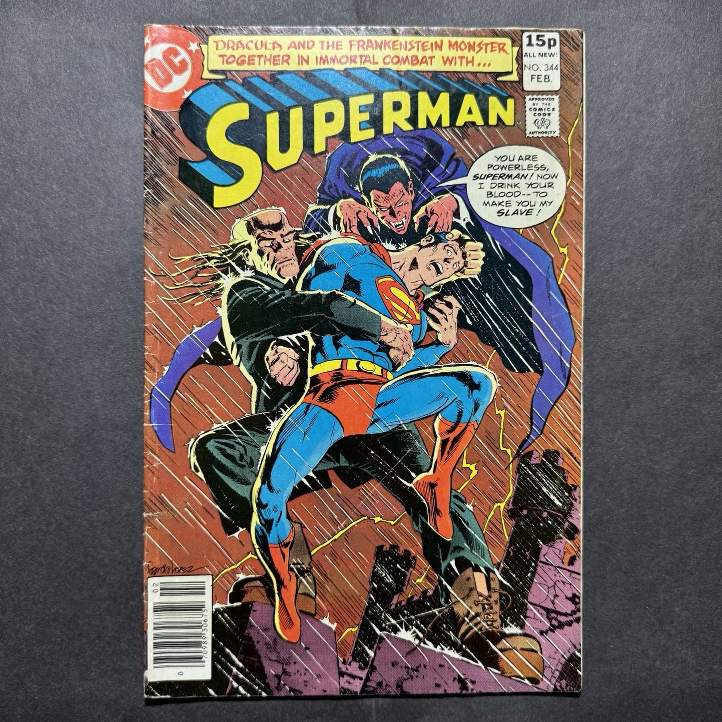 Superman 344 - Bronze Age Dc Comics 1980