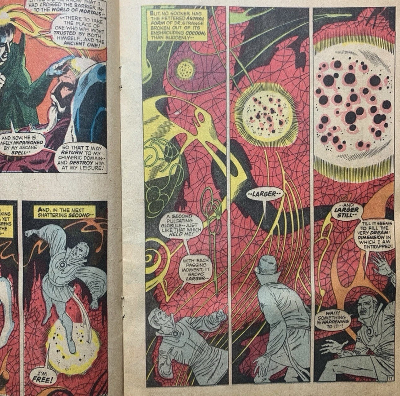 Doctor Strange 170/ 1st Cover App Of Nightmare - Silver Age Marvel Comics 1968