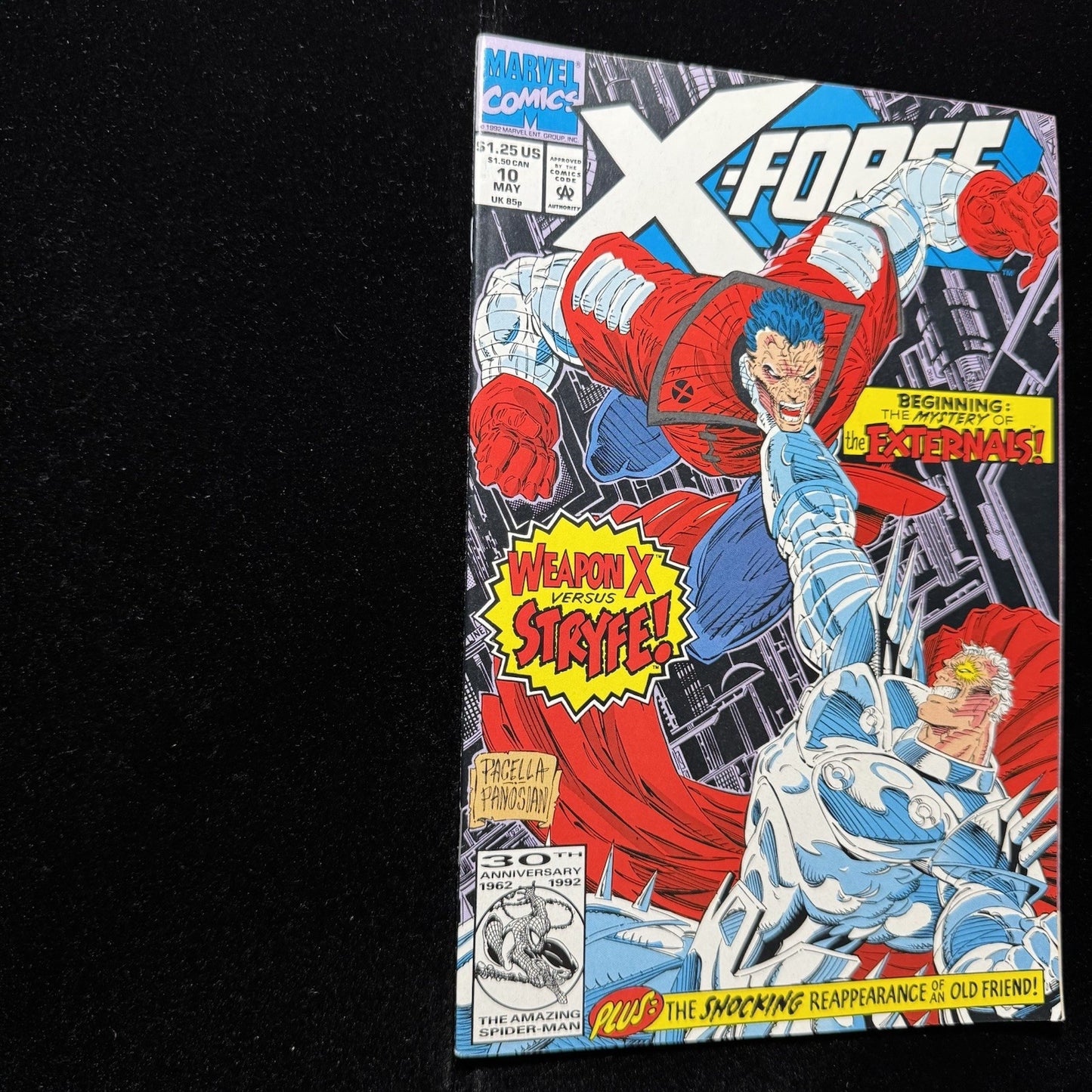 X-Force 10 - 1st Appearance Of The Externals - Modern Age Marvel Comics 1992