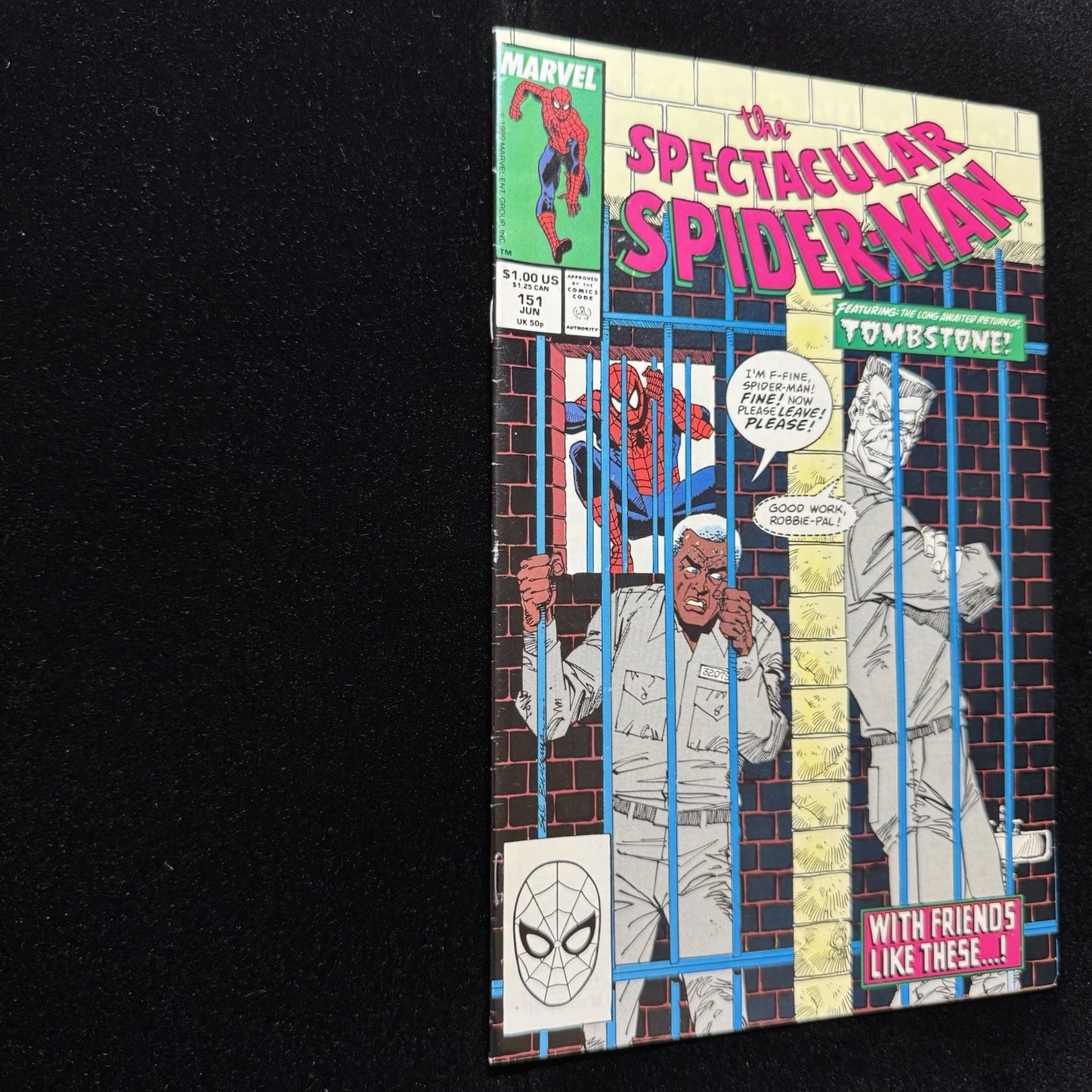 Spectacular Spider-Man 151 - Copper Age Marvel Comics 1989