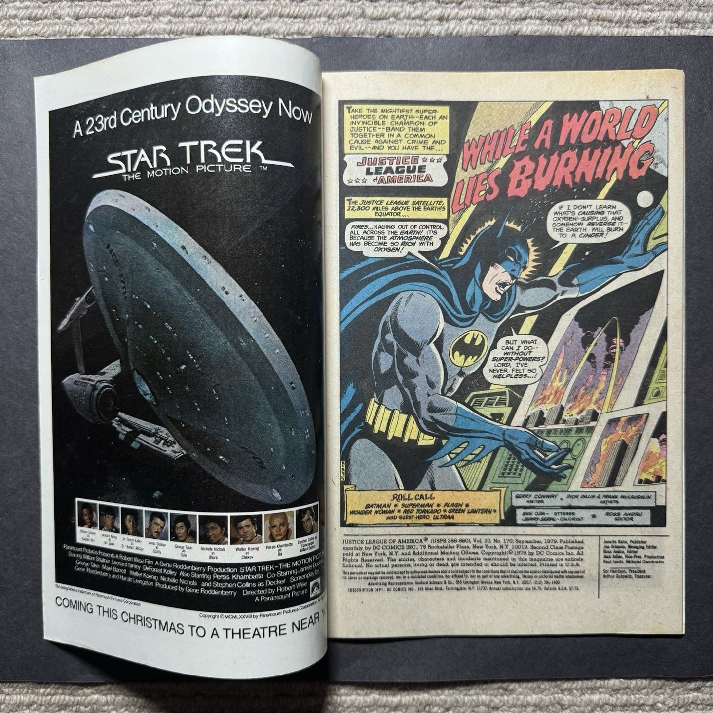 Justice League 170 - Bronze Age Dc Comics 1979