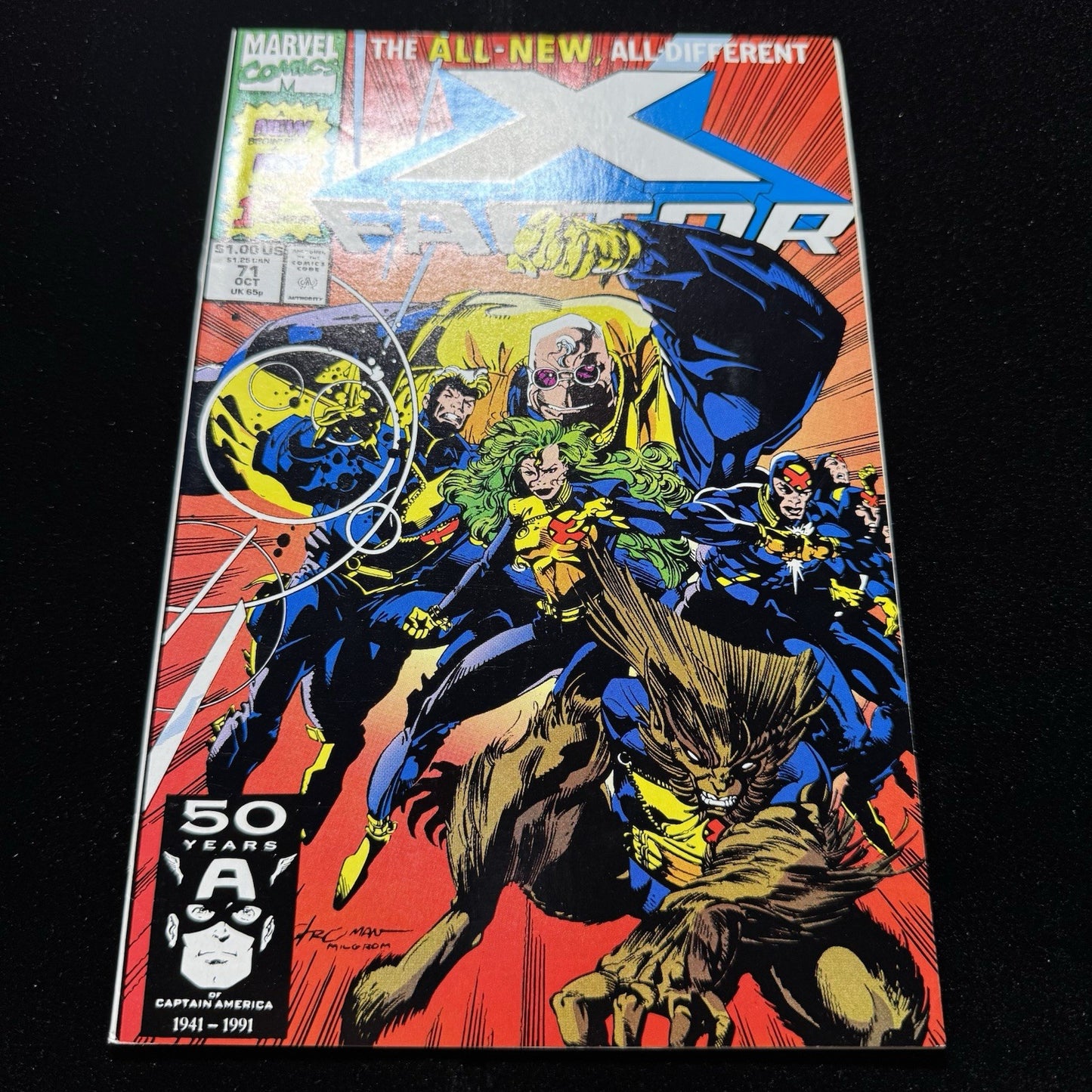 X-Factor 71 - 1st Appearance Of New Team - Copper Age Marvel Comics 1991