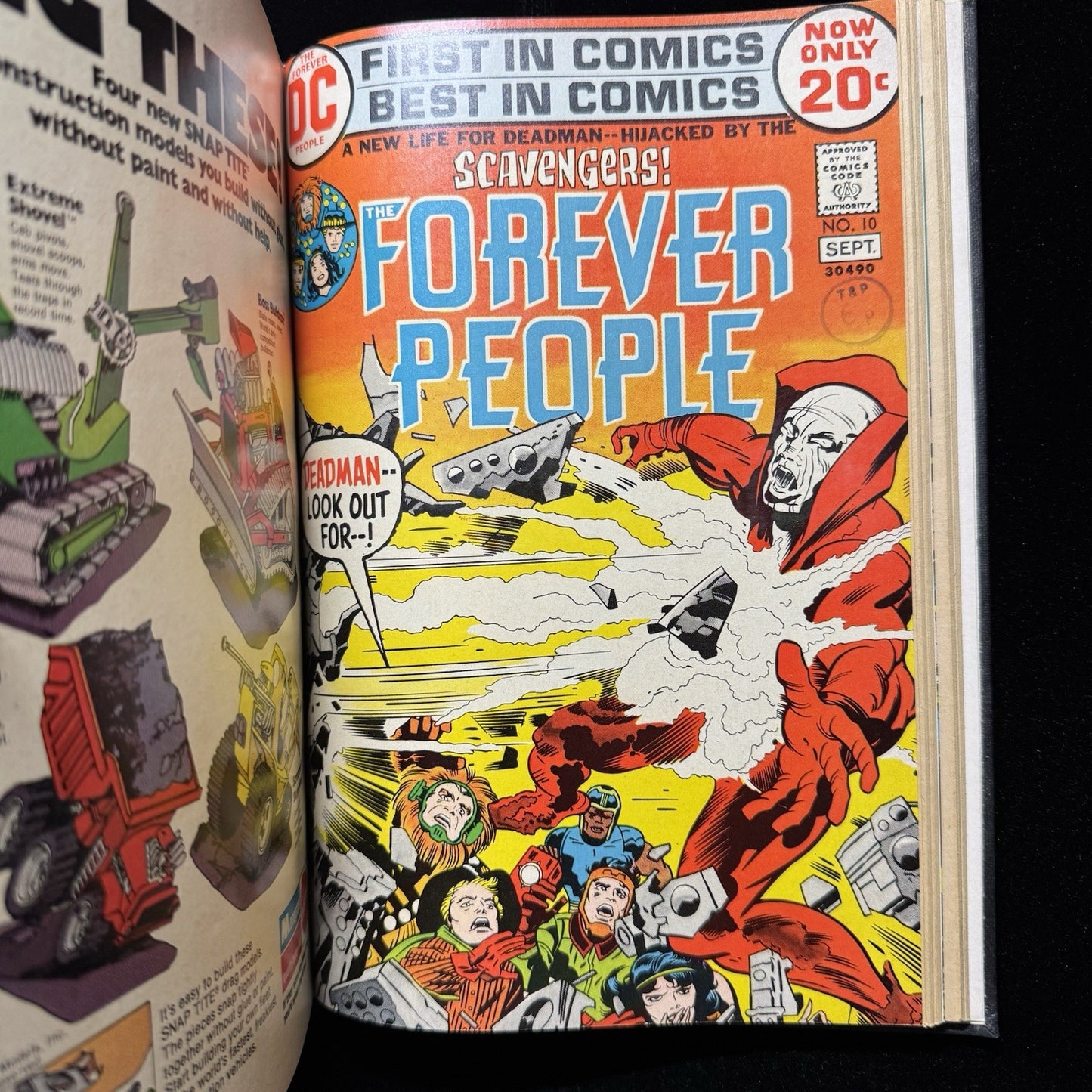 Forever People 1-11 - Bound Volume - 1st App Darkseid - Bronze Age Dc 1971/ 1972