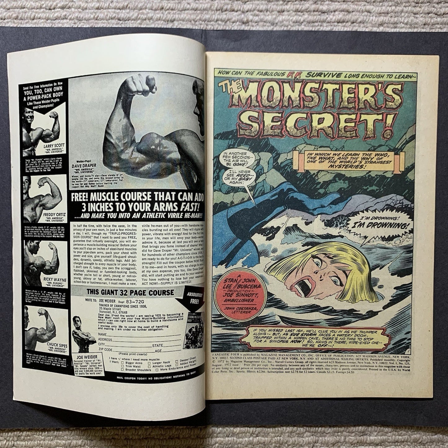 Fantastic four 125/ Bronze Age Marvel comics 1972