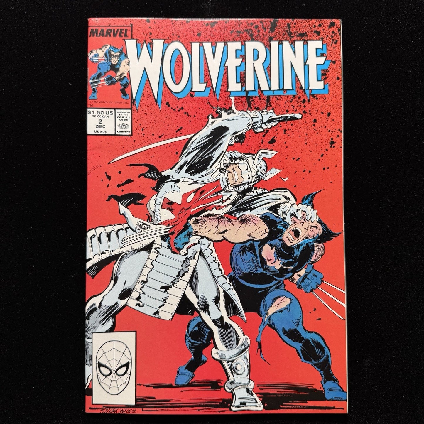 Wolverine 2 - Debut Of The Muramasa Blade - Copper Age Marvel Comics 1988