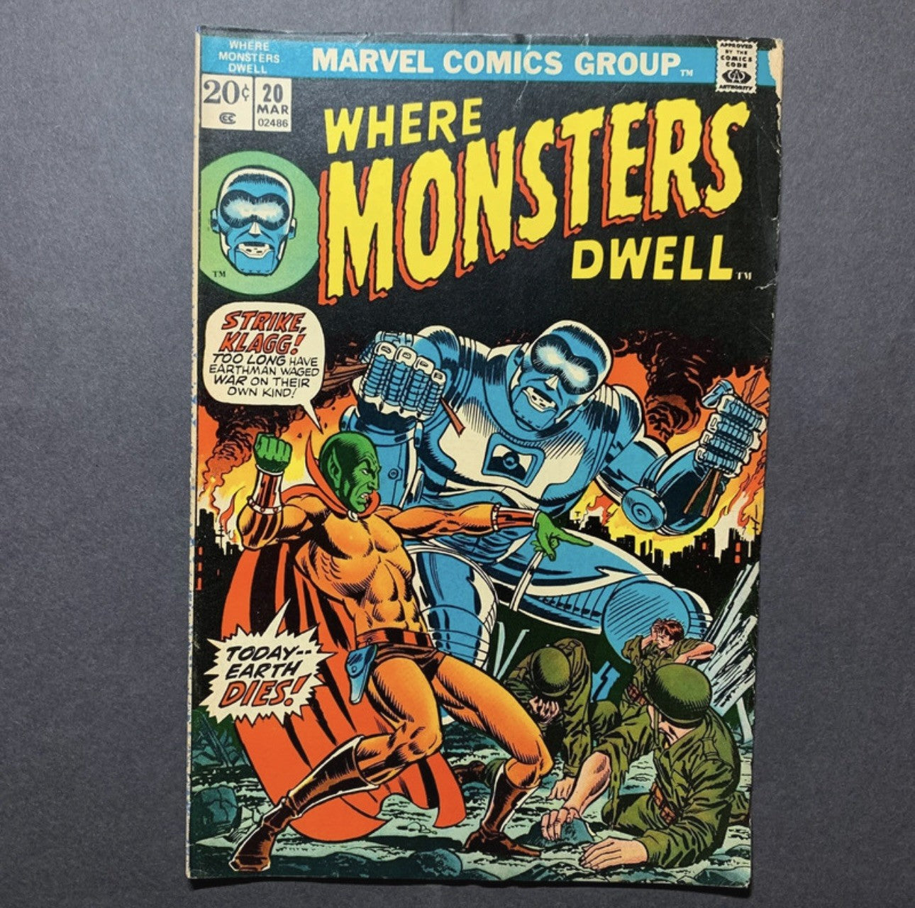Where Monsters Dwell 20 - Bronze Age Marvel Comics 1972