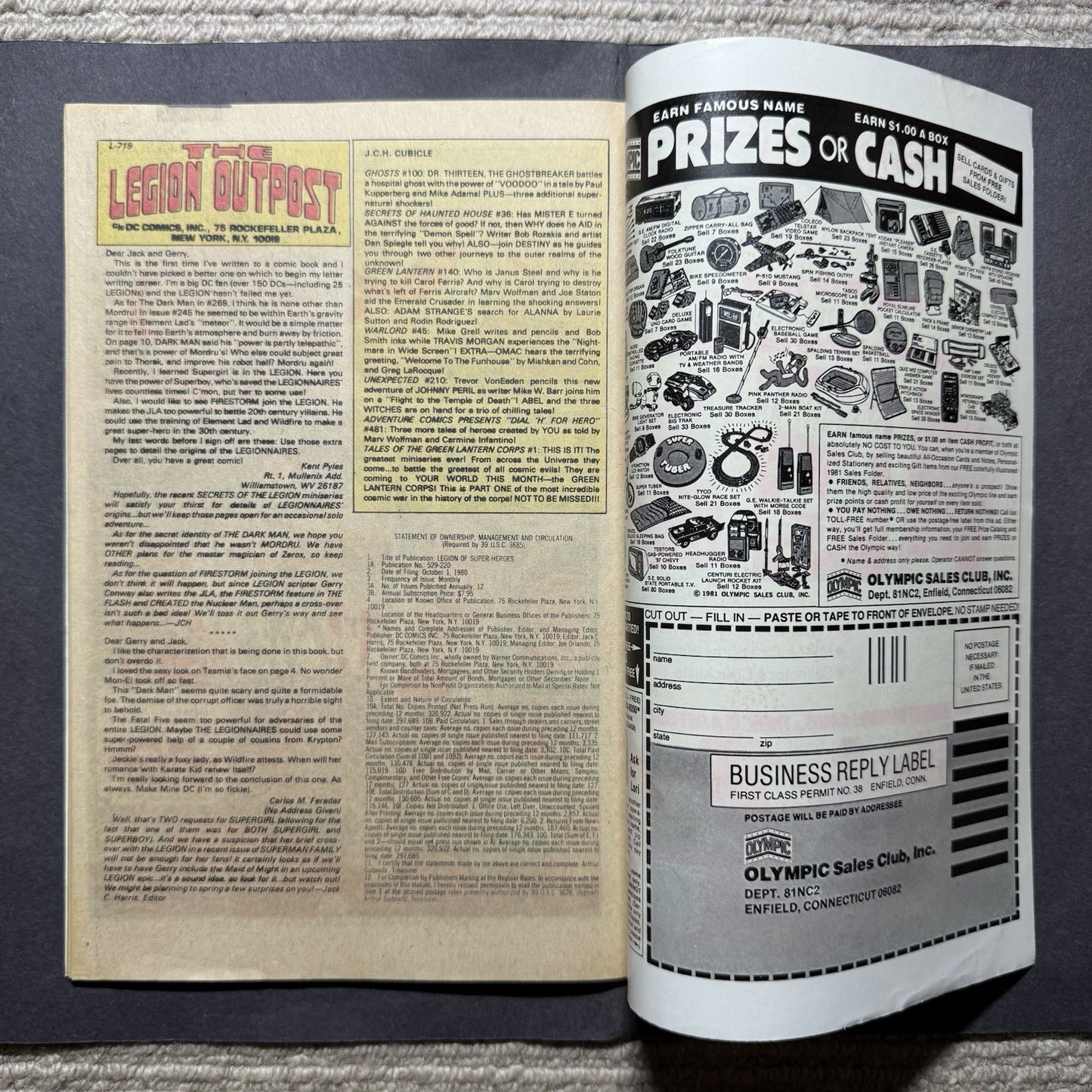 Legion Of Super-Heroes 275 - Bronze Age Dc Comics 1981