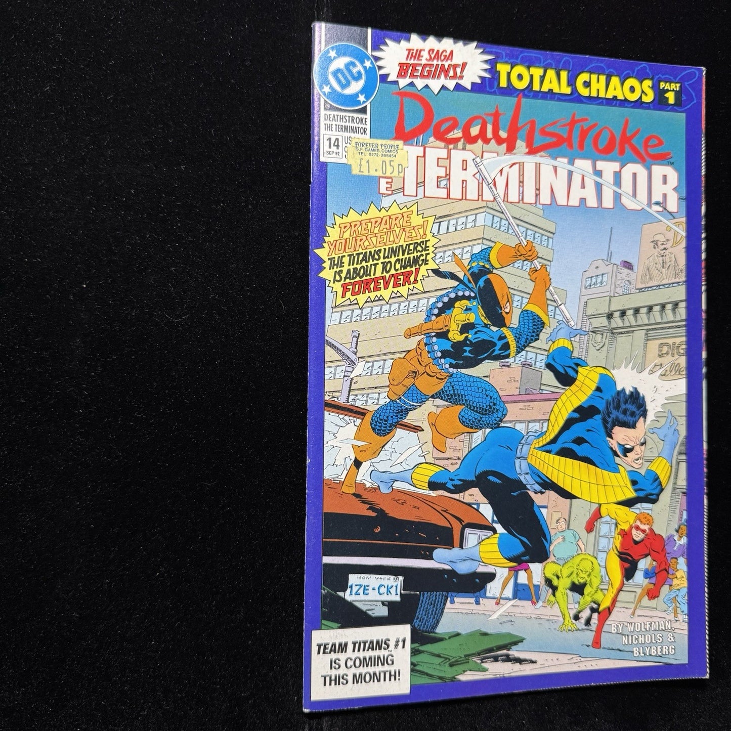 Deathstroke The Terminator 14 - Modern Age Dc Comics 1992