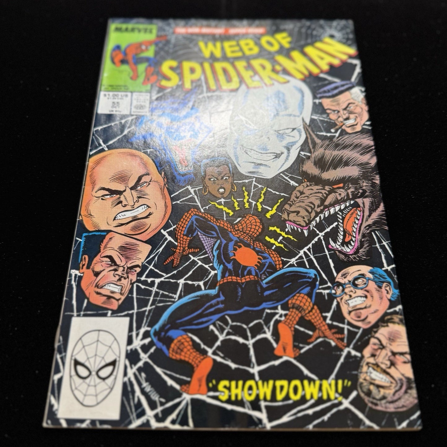 Web Of Spider-Man 55 - Copper Age Marvel Comics 1989