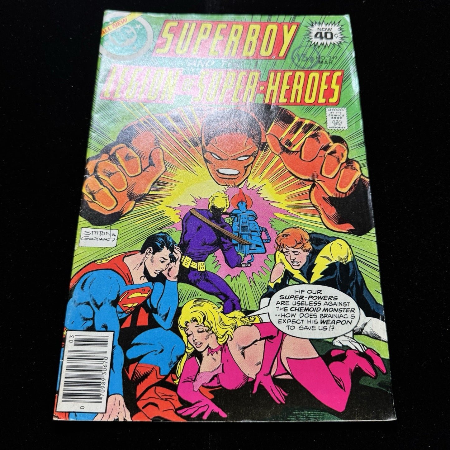 Legion of Super-Heroes 249 - Bronze Age Dc Comics 1979