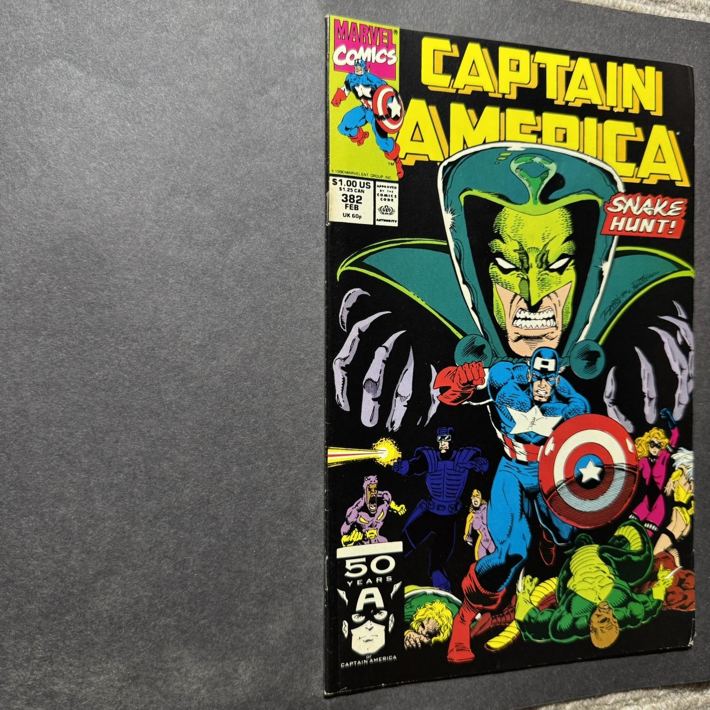 Captain America 382 - Copper Age Marvel Comics 1991