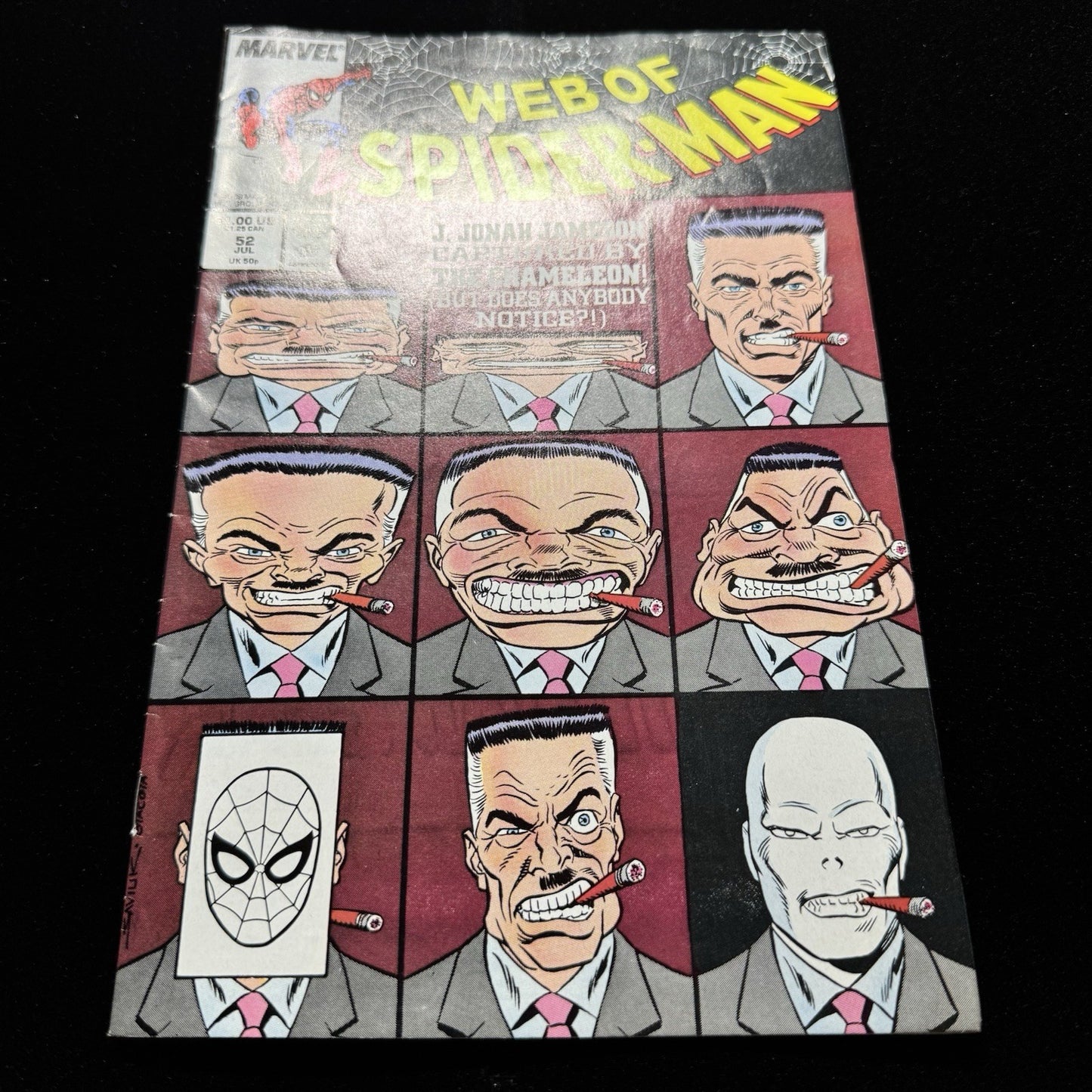 Web Of Spider-Man 52 - Copper Age Marvel Comics 1989