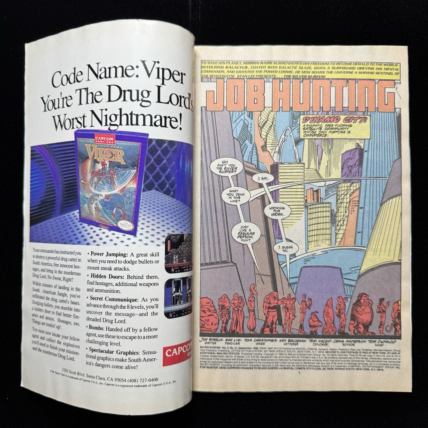 Silver Surfer 41 - Copper Age Marvel Comics 1990