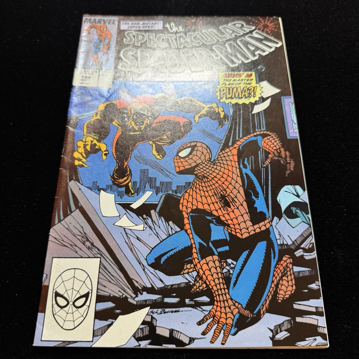 Spectacular Spider-Man 154 - Copper Age Marvel Comics 1989