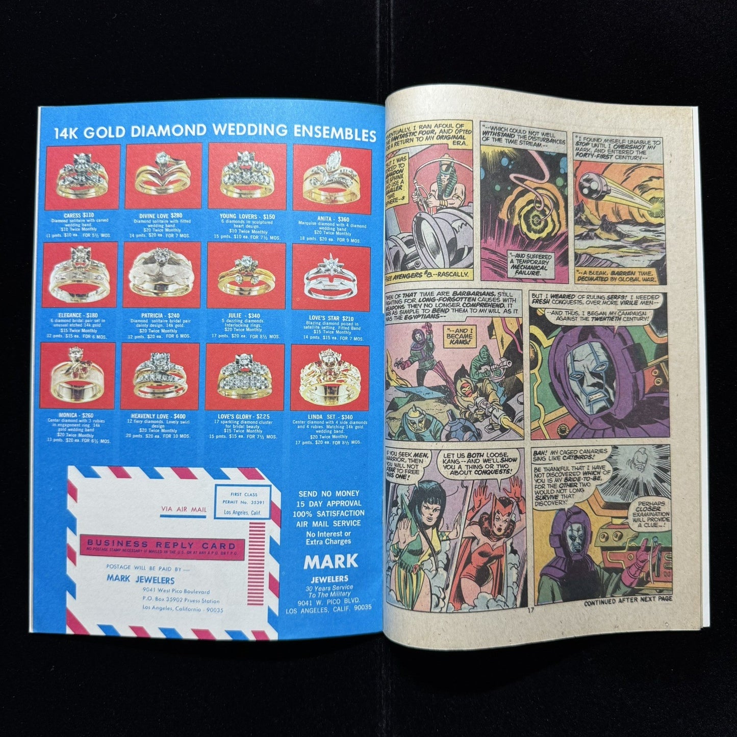 Avengers 129 Mark Jewelers (VERY RARE) - Bronze Age Marvel Comics 1974