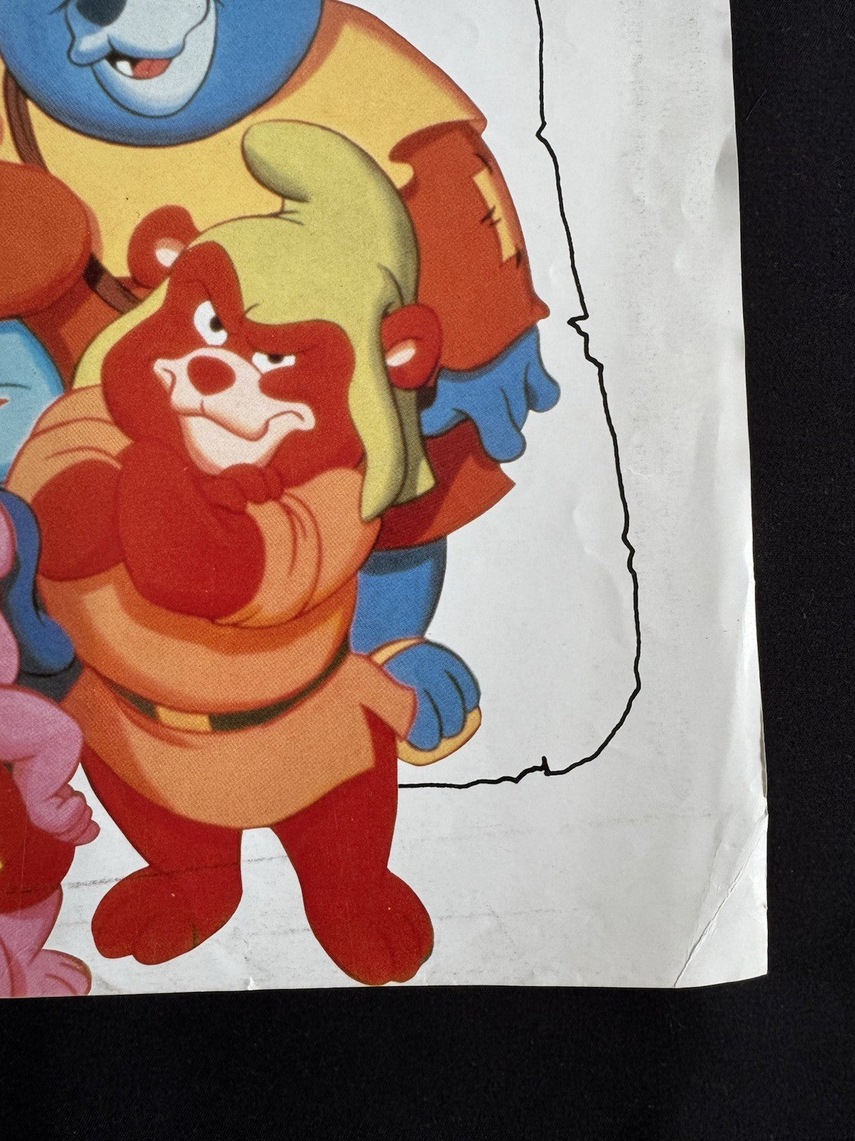 Walt Disney's Pinocchio and Gummi Bears 1986 - Original UK Quad Cinema Poster