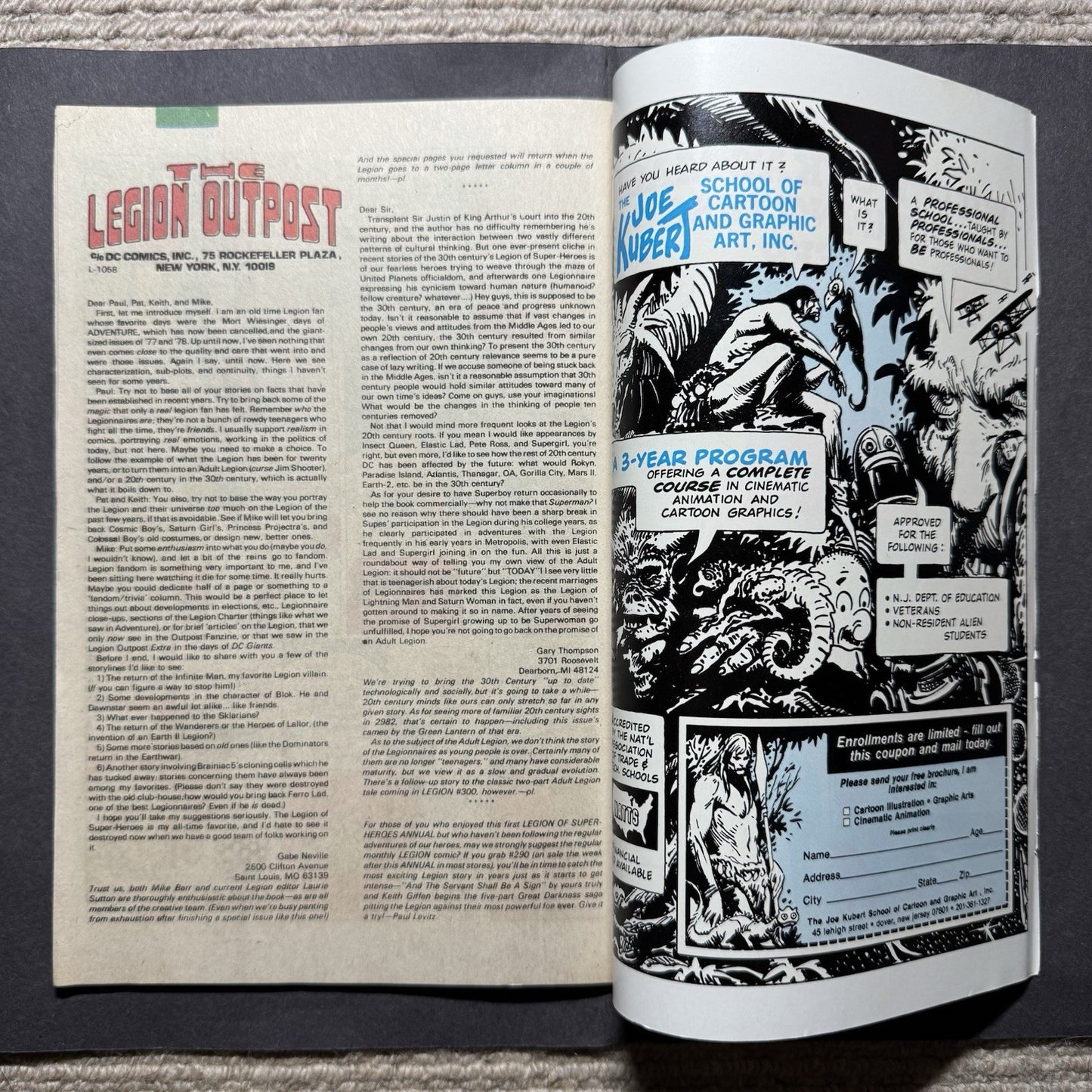 Legion Of Super-Heroes Annual 1 - 1st Appearance - Bronze Age Dc Comics 1982