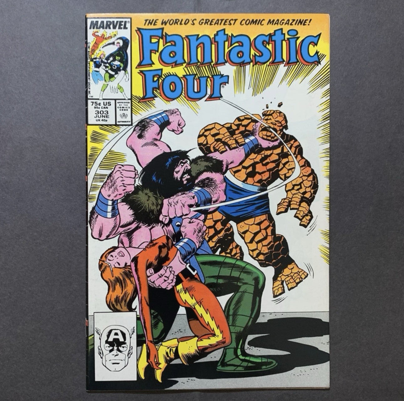 Fantastic Four 303/ copper age marvel comics 1987
