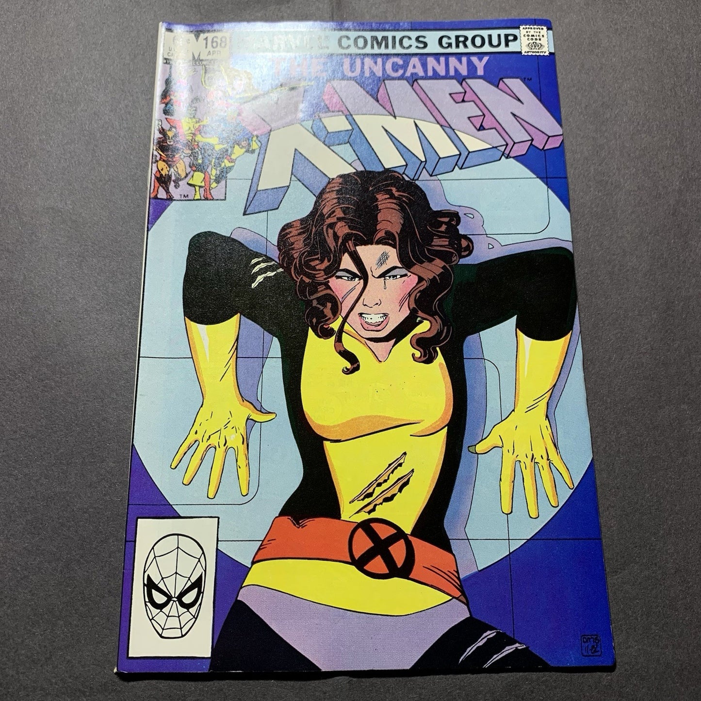 Uncanny x-men 168/ Bronze Age marvel comics 1983