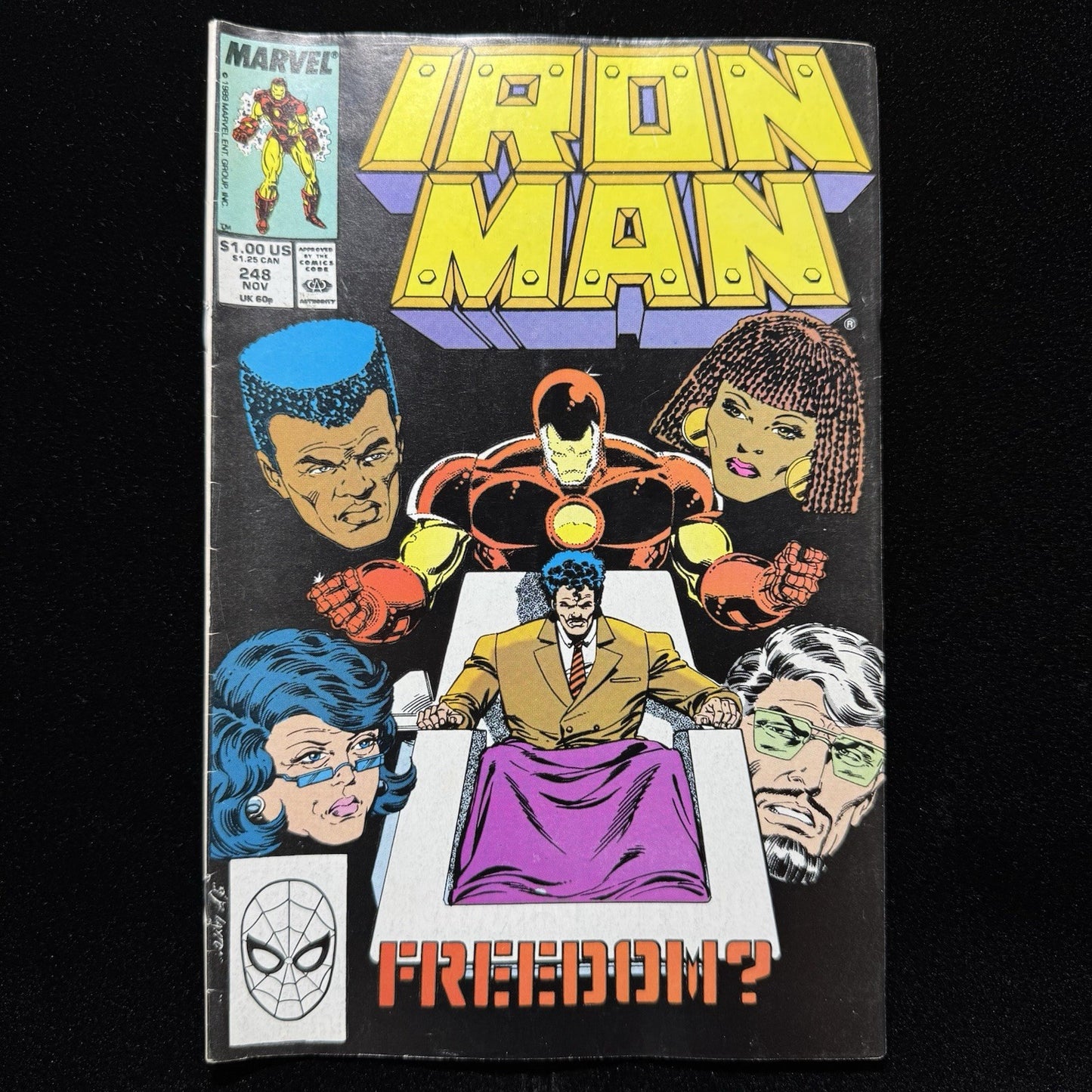 Iron Man 248 - Copper Age Marvel Comics 1989