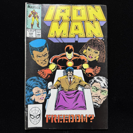 Iron Man 248 - Copper Age Marvel Comics 1989