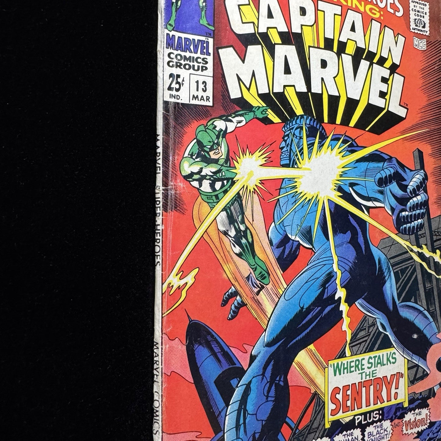 Marvel Super-Heroes 13 - 1st App Carol Danvers - Silver Age Marvel Comics 1968