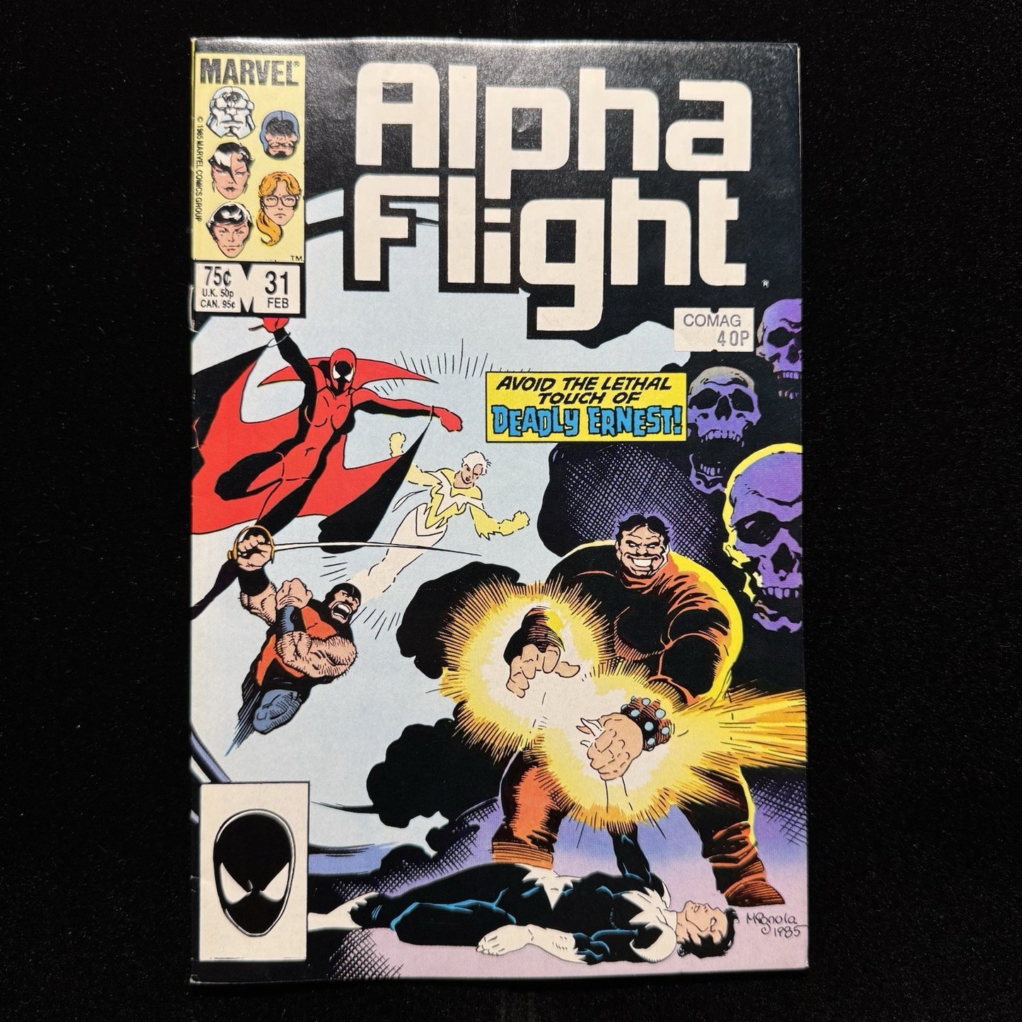 Alpha Flight 31 - Copper Age Marvel Comics 1986