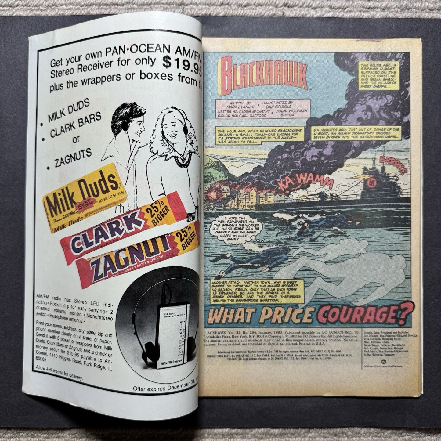 Blackhawk 254 - Bronze Age Dc Comics 1983