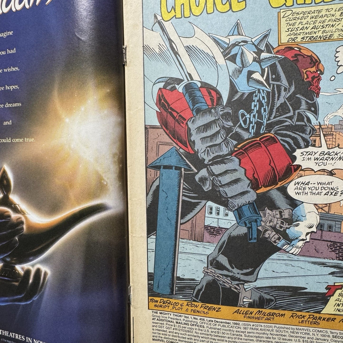 Thor 456 - Modern Age Marvel Comics 1992