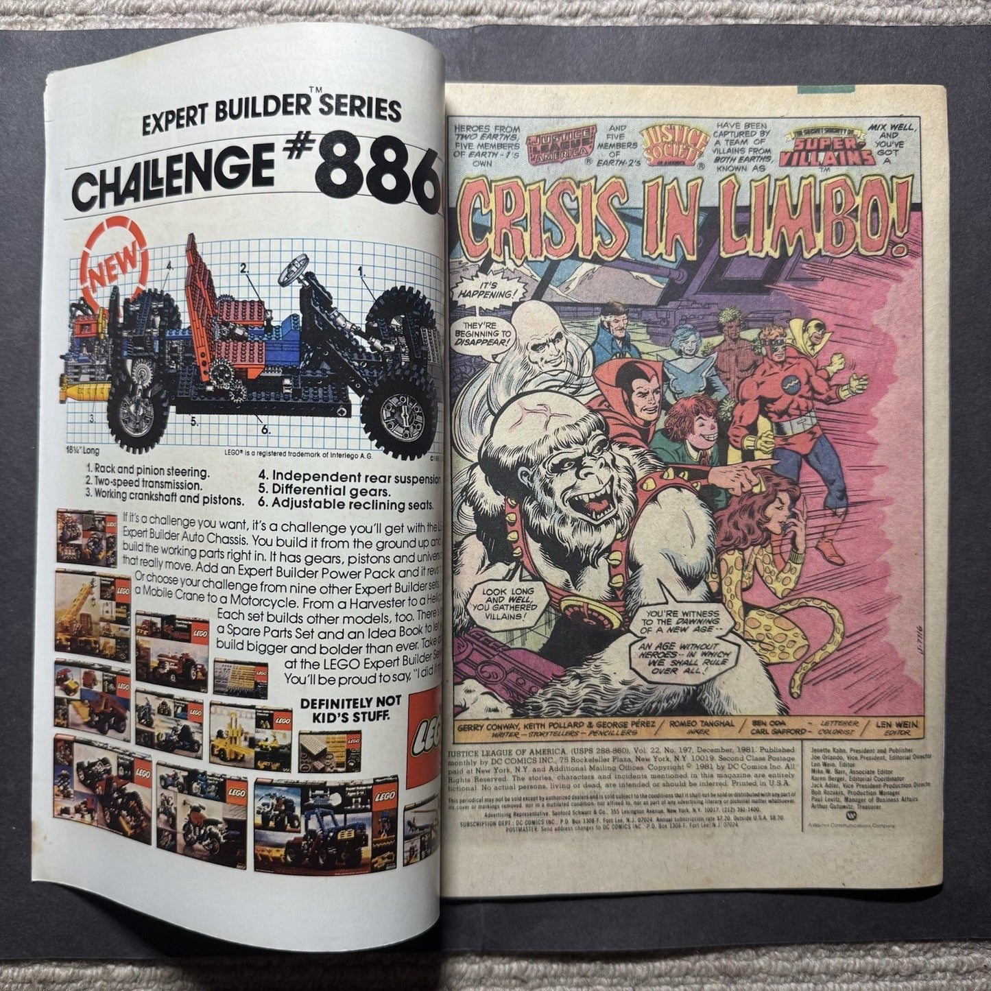 Justice League 197 - Fan Letter From Todd McFarlane- Bronze Age Dc Comics 1981