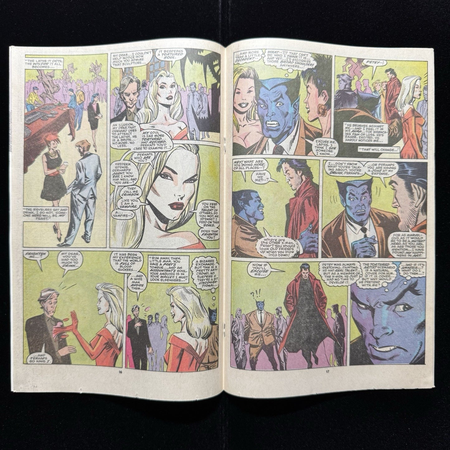 X-Factor 54 - 1st Appearance Of Crimson - Copper Age Marvel Comics 1090