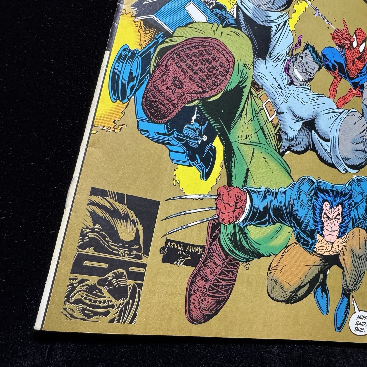 Fantastic Four 348 - 2nd Print Gold Cover - Copper Age Marvel Comics 1991