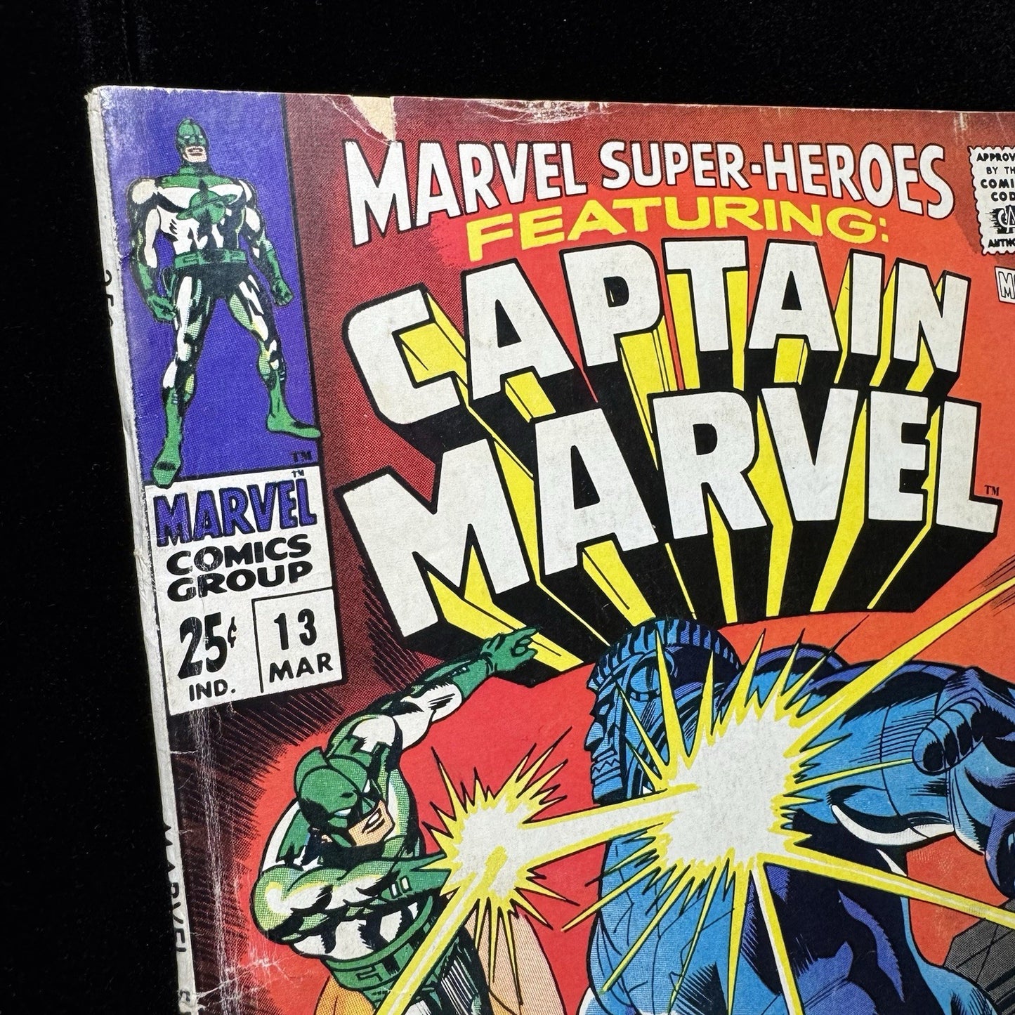 Marvel Super-Heroes 13 - 1st App Carol Danvers - Silver Age Marvel Comics 1968