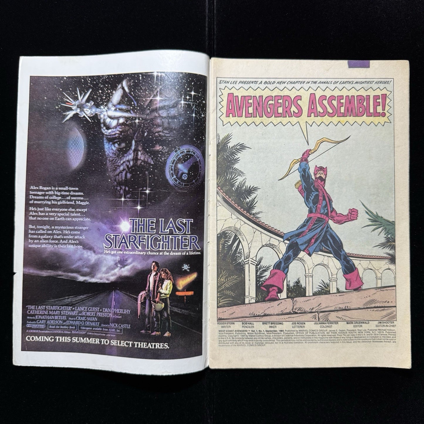 West Coast Avengers 1 - 1st App West Coast Avengers - Copper Age Marvel 1984
