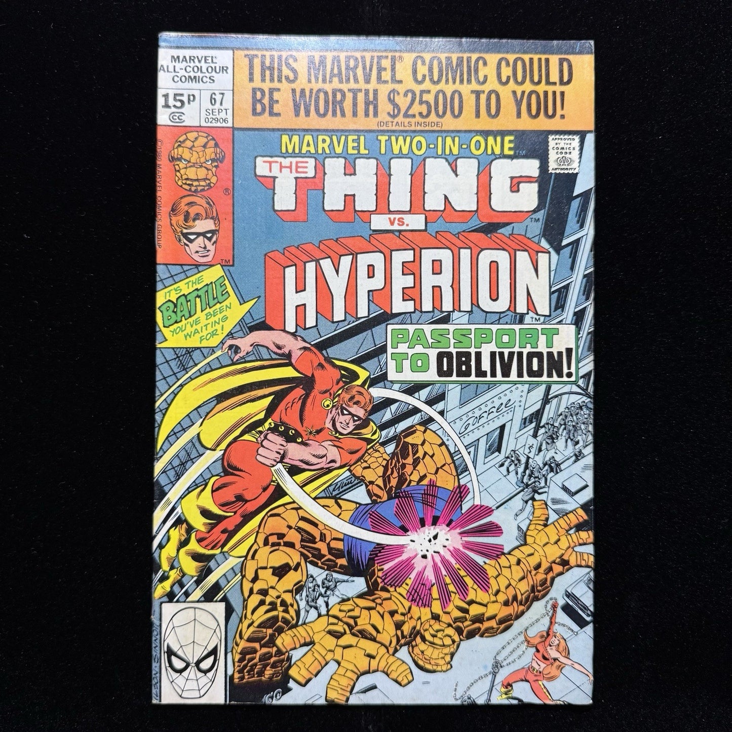 Marvel Two In One 67 - Bronze Age Marvel Comics 1980