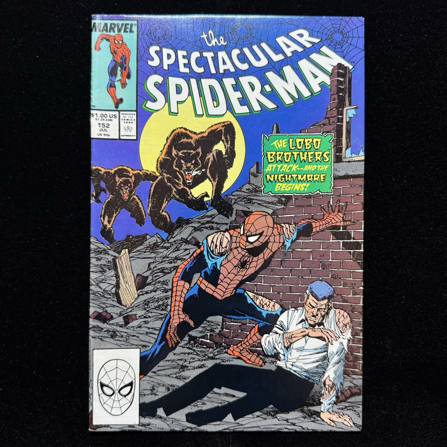 Spectacular Spider-Man 152 - Copper Age Marvel Comics 1989