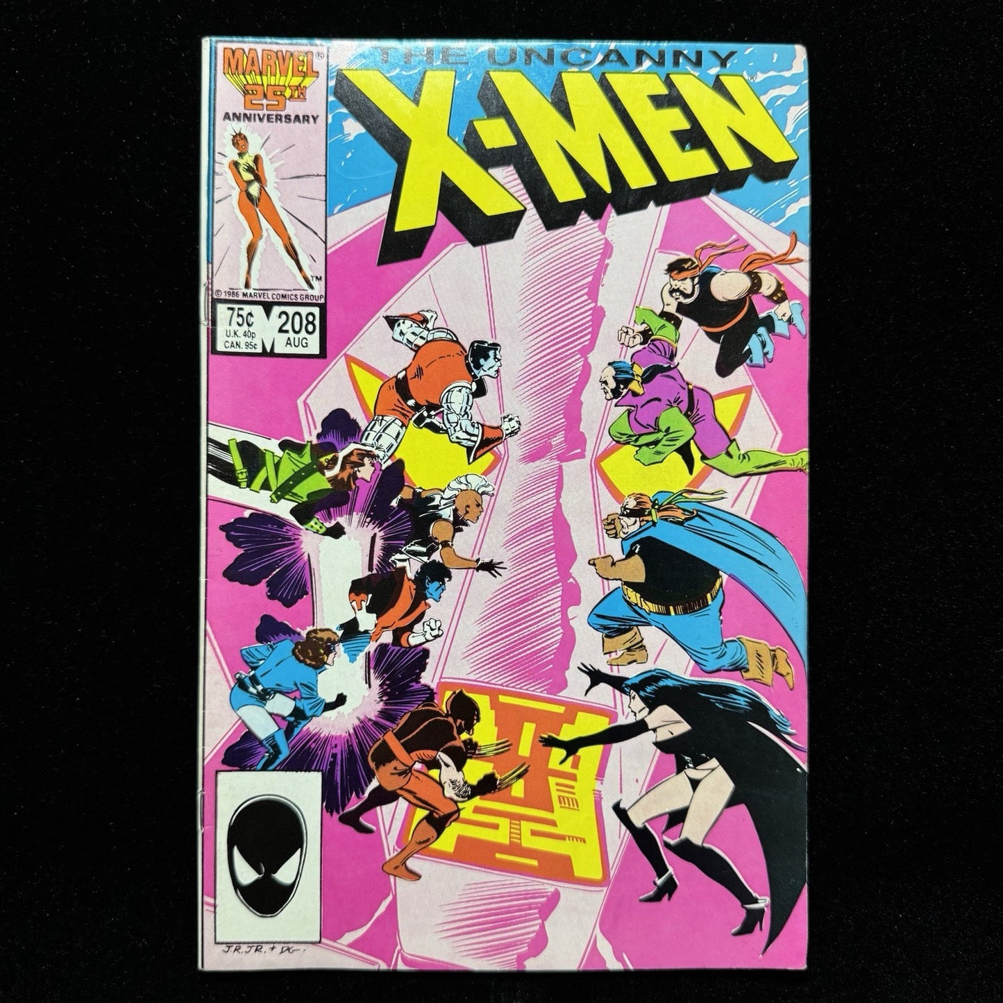 Uncanny X-Men 208 - Copper Age Marvel Comics 1986