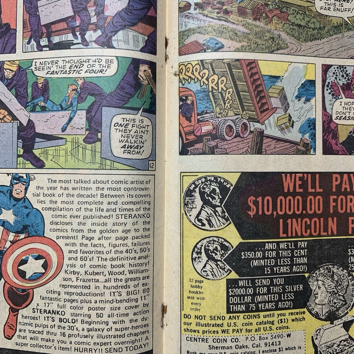 Fantastic Four 101/ Bronze Age Marvel Comics 1970/ FN