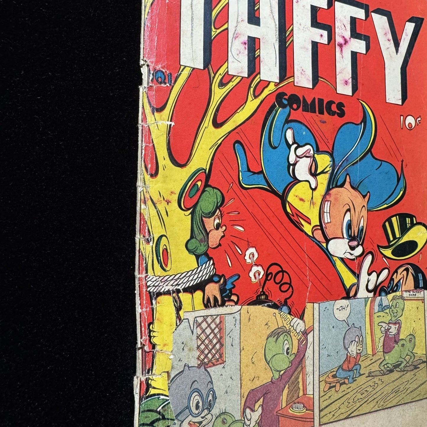 Taffy Comics 1 - 1st Appearance Of Wiggles - Golden Age Rural Home Comics 1945