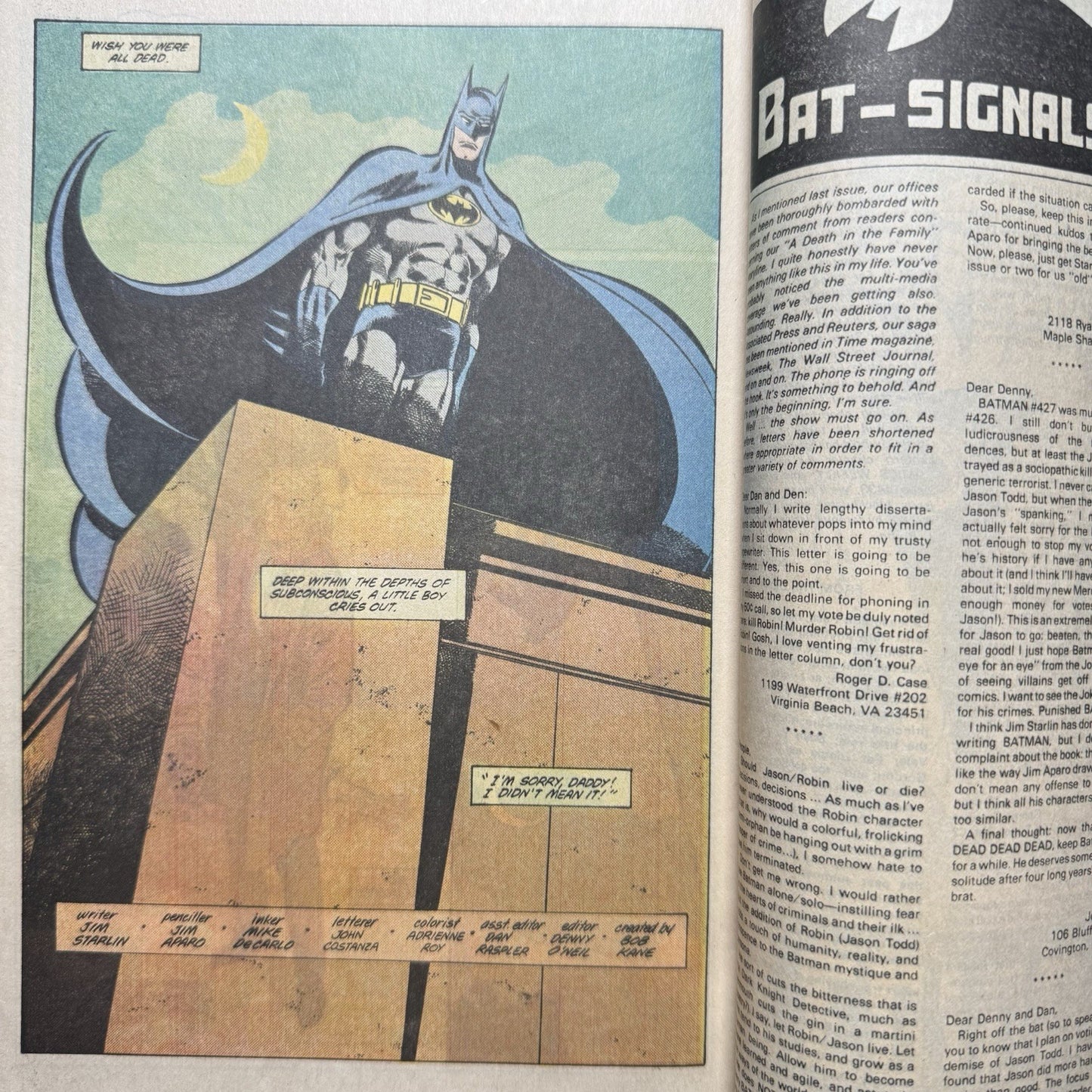 Batman 430 - Copper Age Dc Comics 1989
