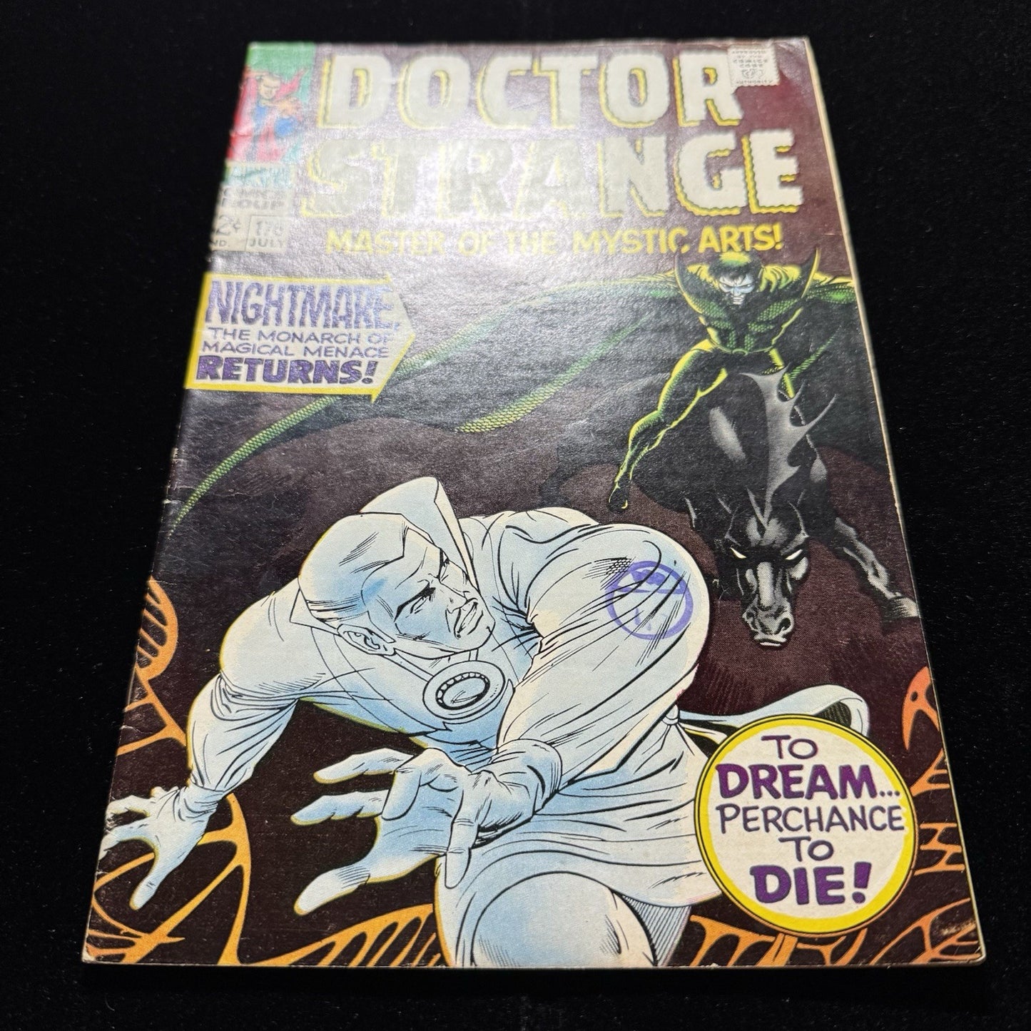 Doctor Strange 170 - 1st Cover App Of Nightmare - Silver Age Marvel Comics 1968