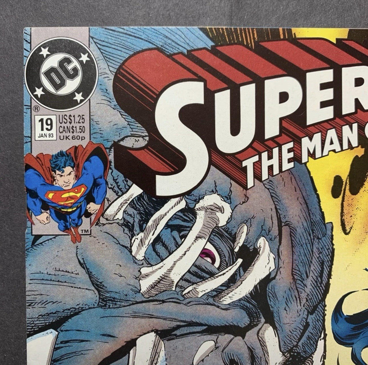 Superman Man Of Steel 19 - Doomsday Fully Revealed - Modern Age Dc Comics 1993