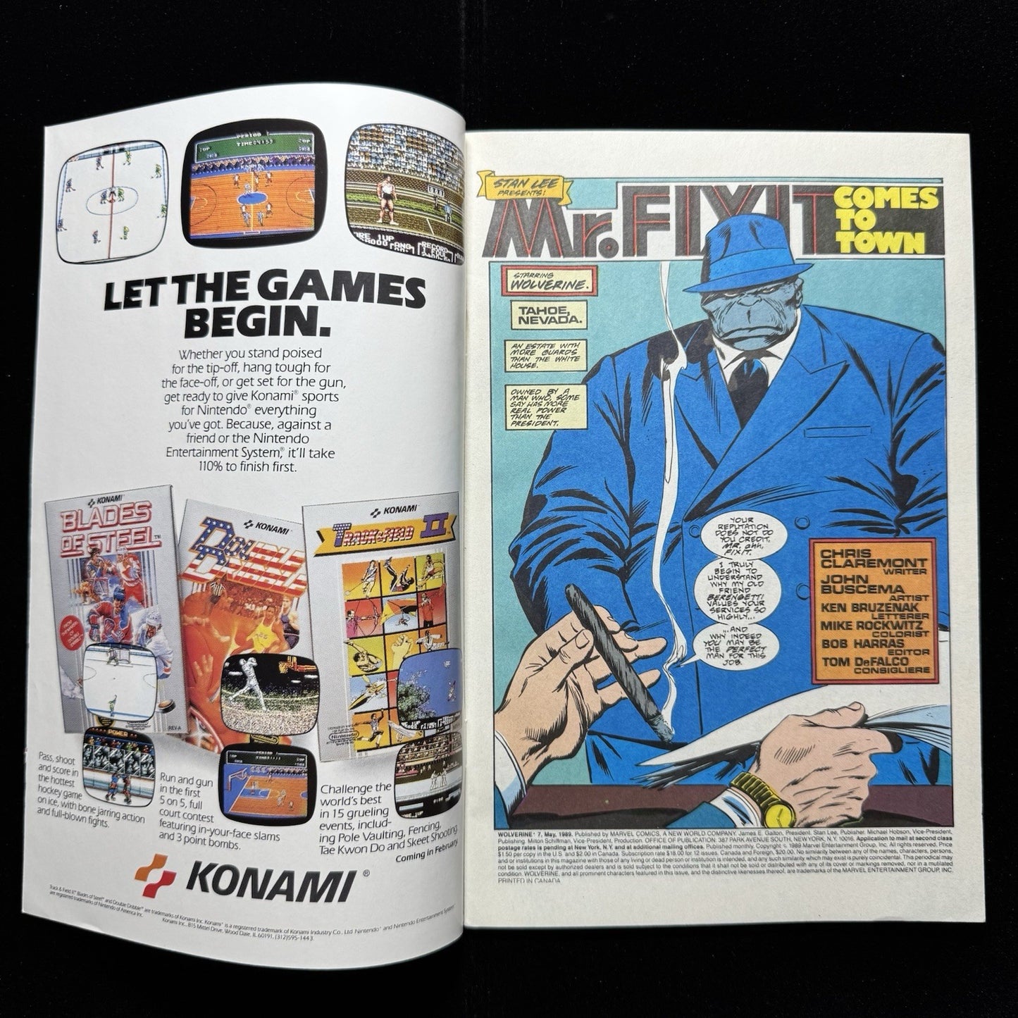 Wolverine 7 - Copper Age Marvel Comics 1989
