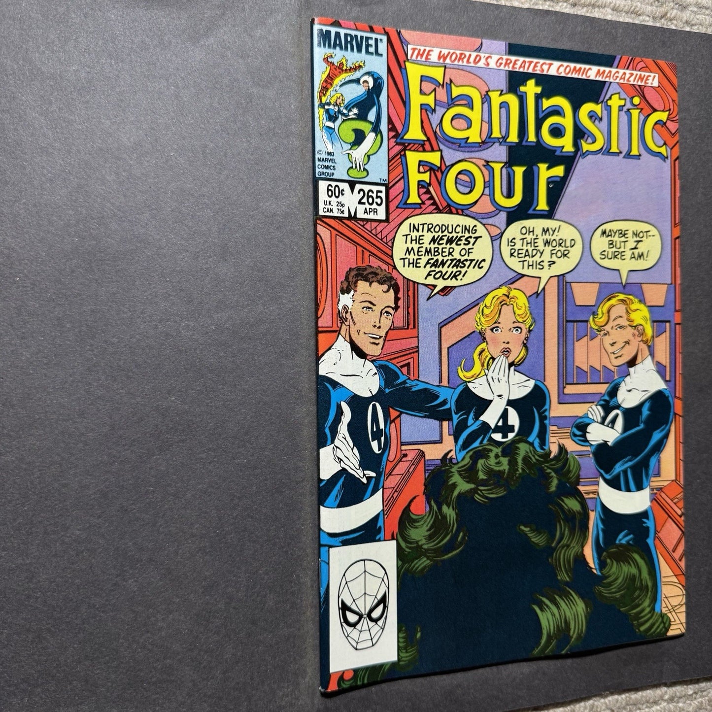 Fantastic Four 265 - She-Hulk Joins The Fantastic Four - Copper Age Marvel 1984