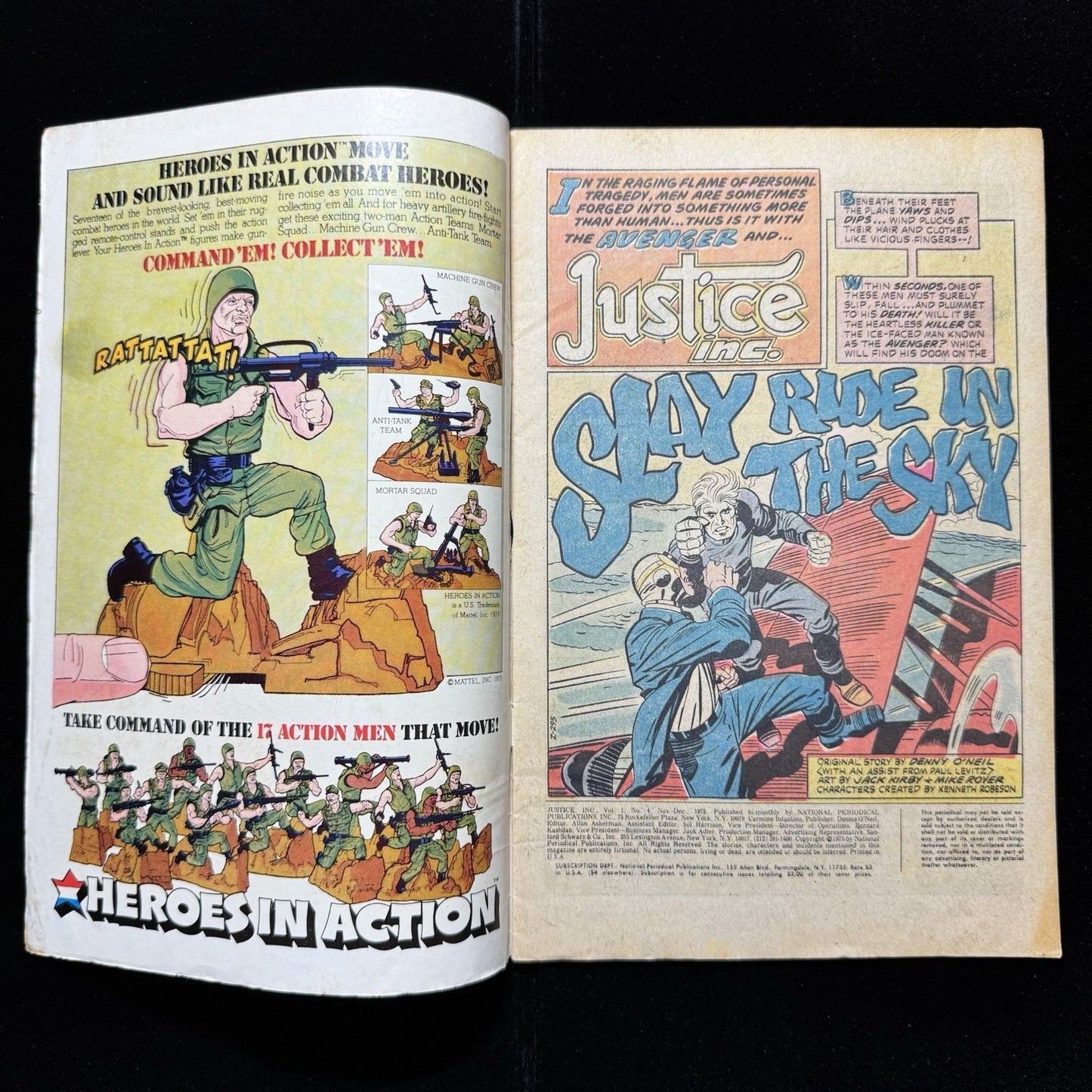 Justice Inc 4 - Bronze Age Dc Comics 1975