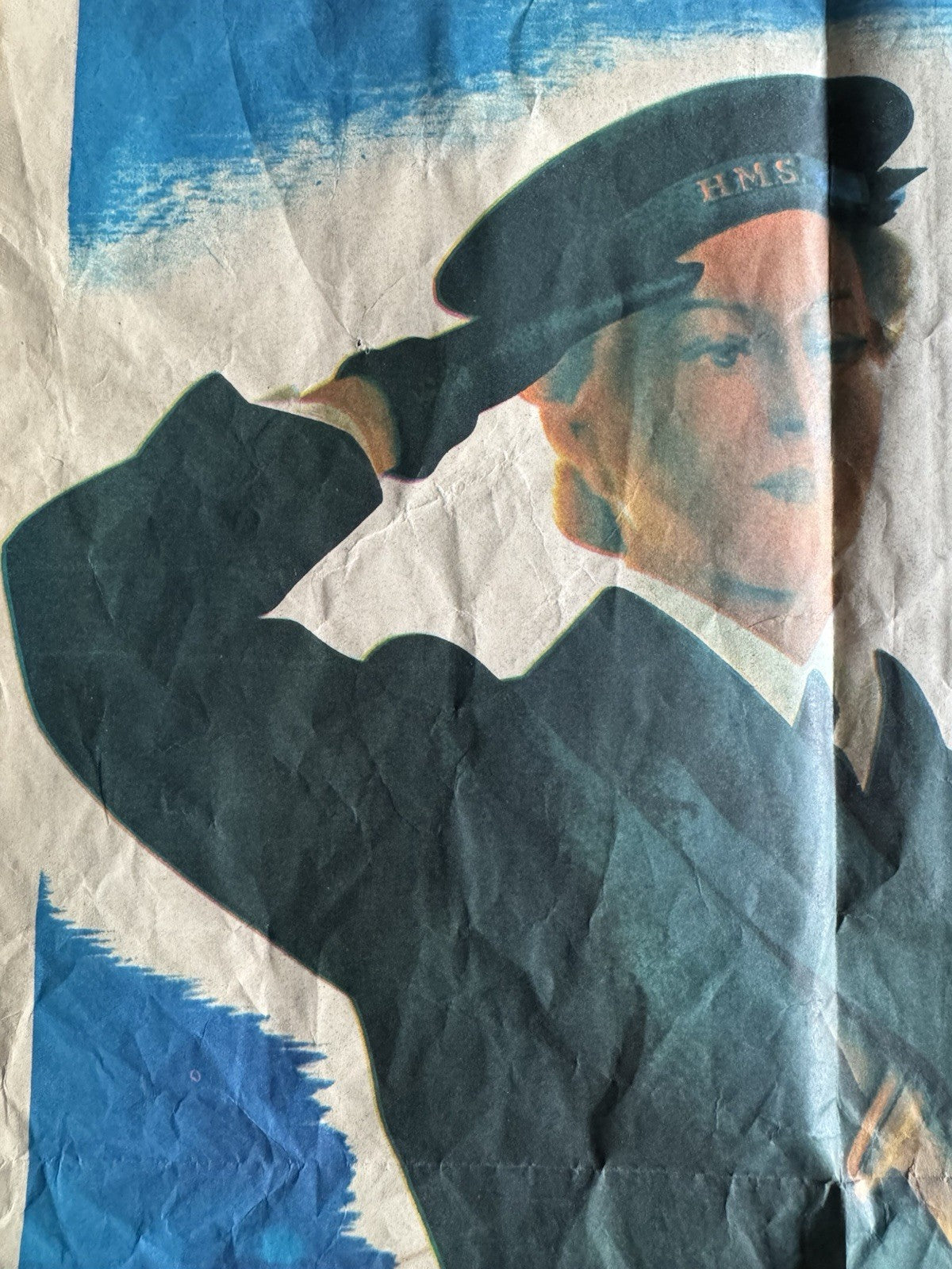 Join The Wrens WRNS Recruitment Poster Believed Original WW2 Era Propaganda